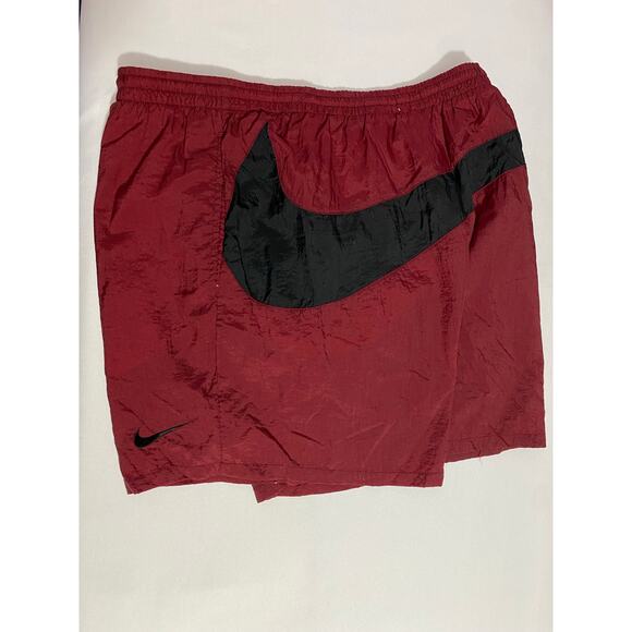 NIKE Swim Trunks Men’s Size L Vintage 80s 90s Big Check Logo Swoosh Board - Picture 2 of 7